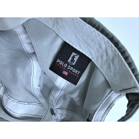 Polo Sport Ralph Lauren Hat Cap Strapback Embroidered Pony #3 Performance Gray - Picture 6 of 6